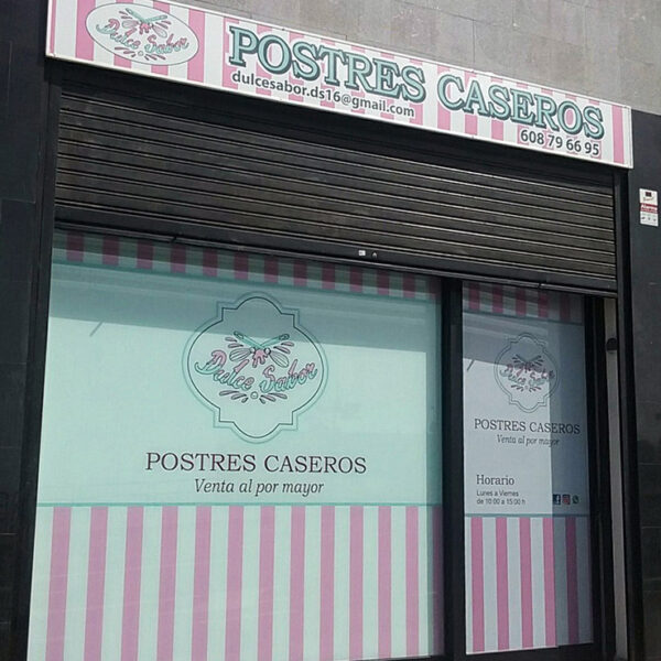 Escaparate postres