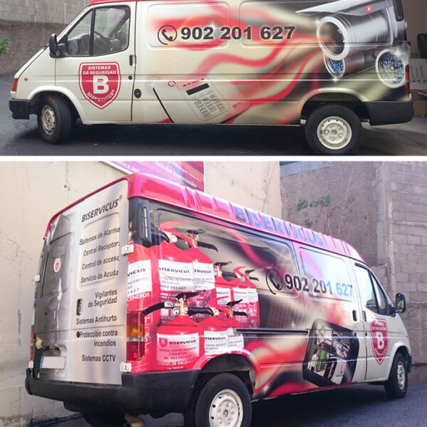 Rotulación furgoneta