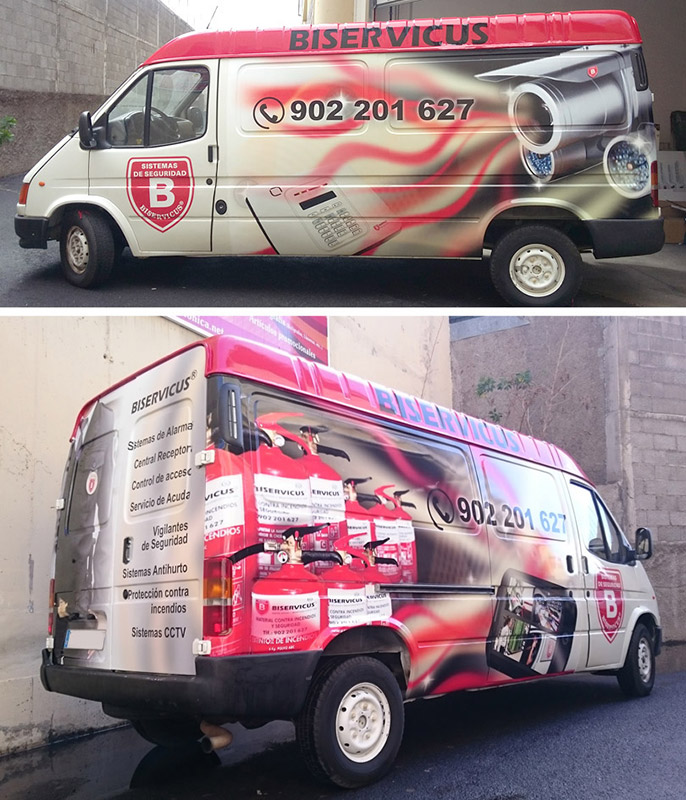 Rotulación furgoneta